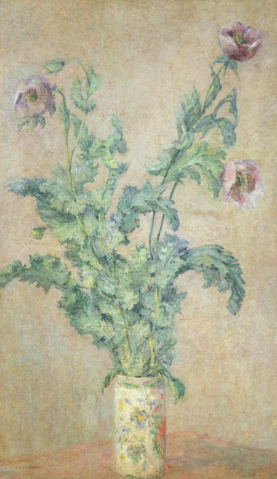 Purple Poppies by Claude Monet
